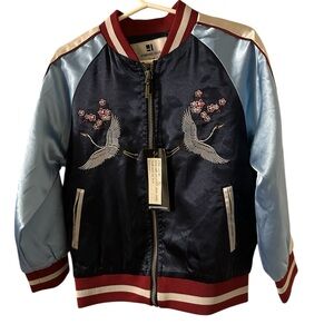 Standard Issue Navy and Light Blue Kids Puffer Jacket